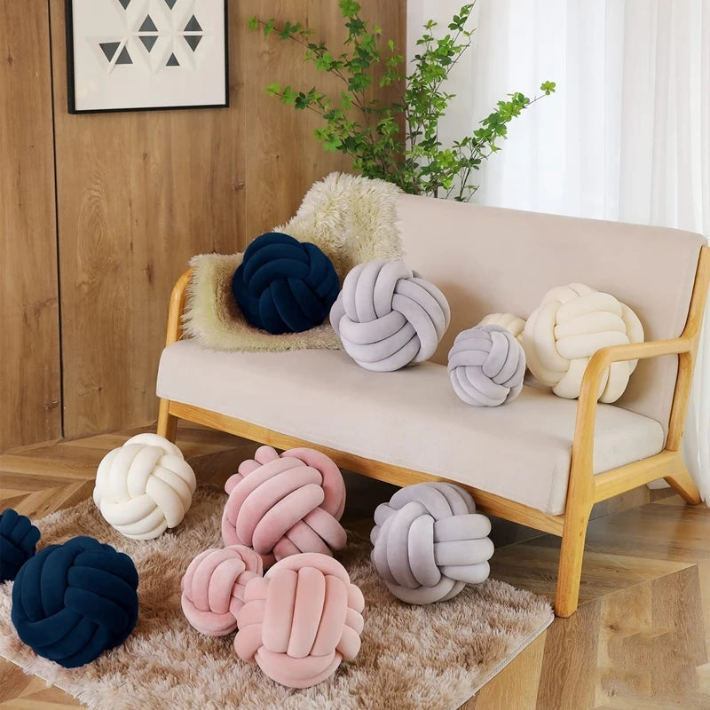 ARTORY Knot Ball Pillows