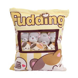 Cute Cat Snack Pillow Pudding